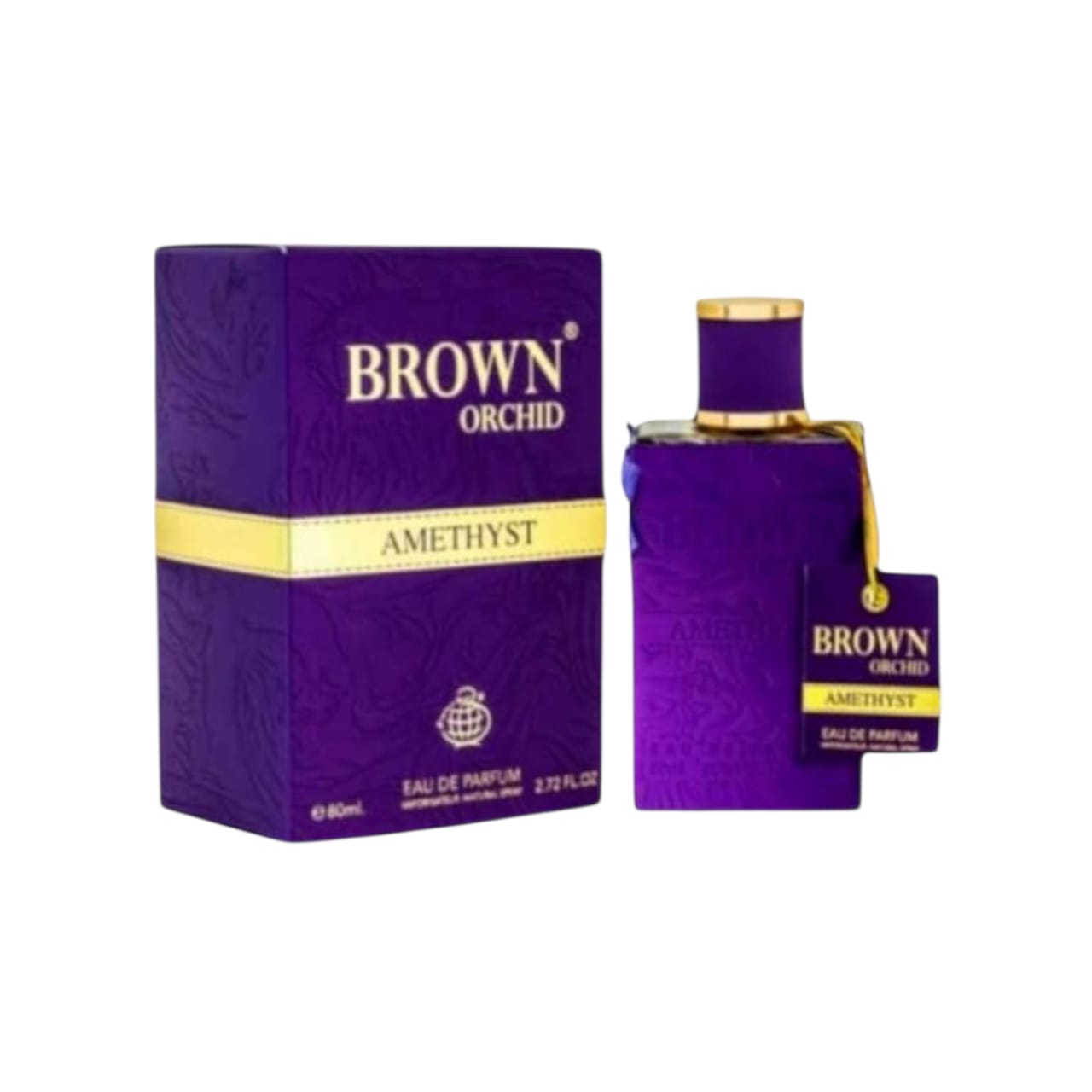 Brown Orchid Amethyst 80ml – Fragrance World Unisex Perfume