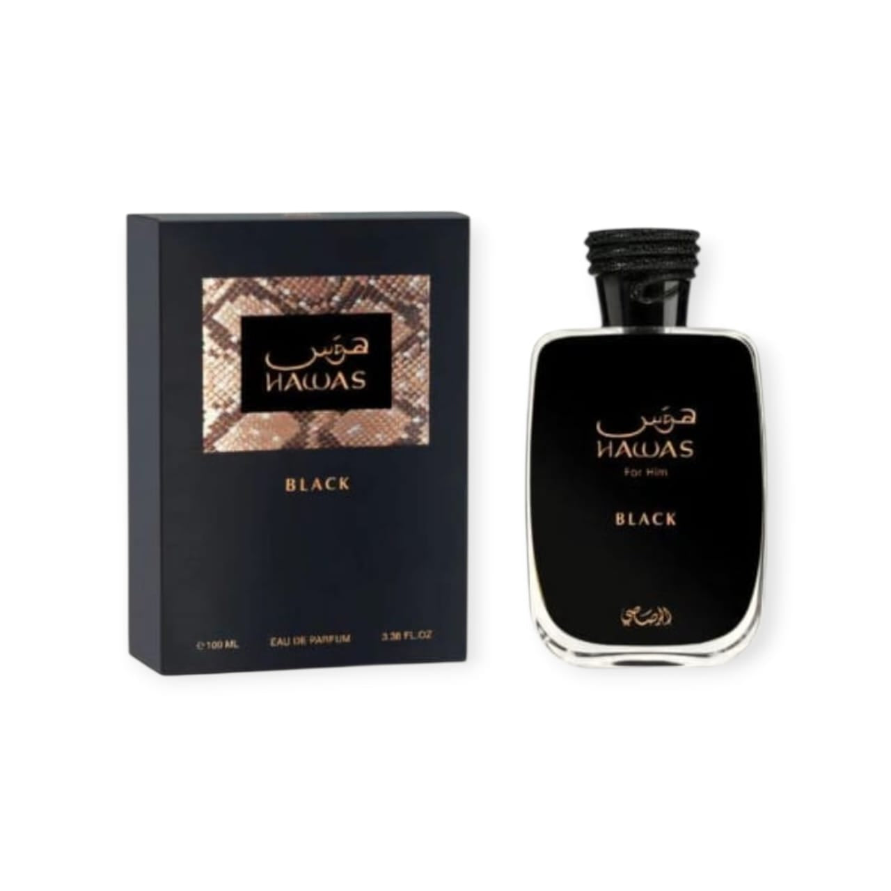 Hawas Black 100ml – Fresh Woody Masculine Fragrance