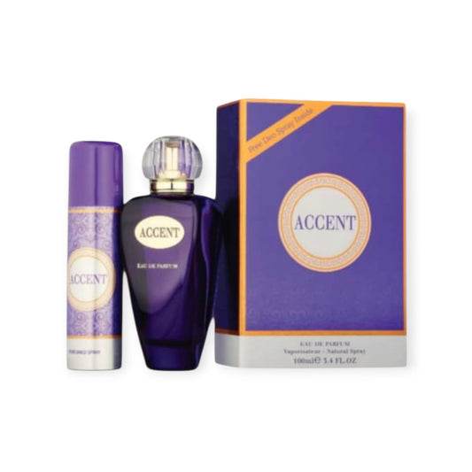 Accent 100ml by Fragrance World – Women’s Oriental Woody Perfume