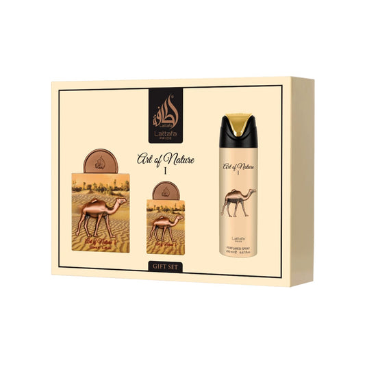 Art Of Nature I Gift Set of 3 by Lattafa – Eau de Parfum (Unisex)