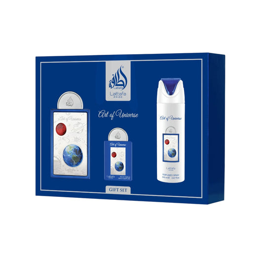 Art of Universe Gift Set of 3 by Lattafa – Eau de Parfum (Unisex)
