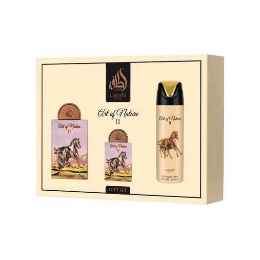 Art of Nature II Gift Set of 3 by Lattafa Pride – Eau de Parfum (Unisex)