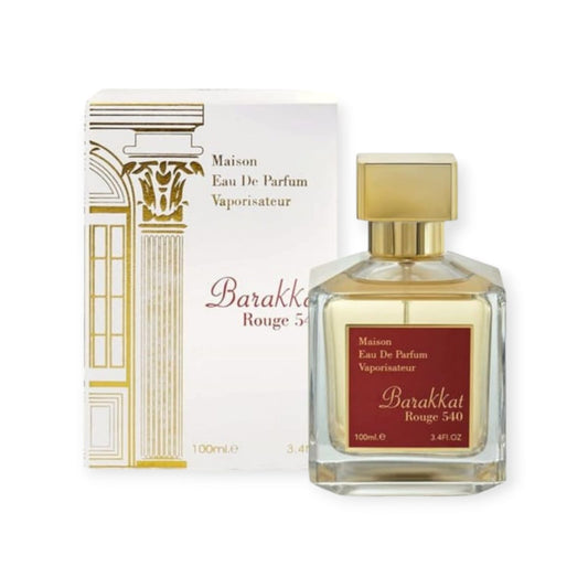 Barakkat Rouge 540 100ml – Floral Woody Unisex Elegance