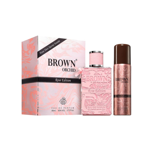 Brown Orchid Rose Edition 80ml – Women’s Floral Oriental Perfume