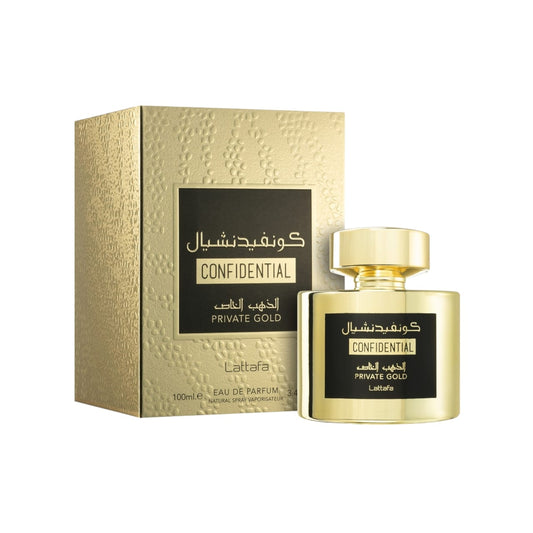 Confidential Private Gold 100ml – Lattafa Unisex Perfume