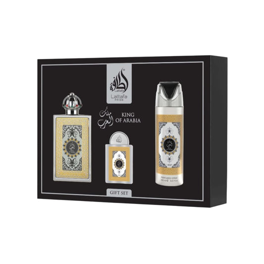 King of Arabia Gift Set of 3 – Lattafa Men
