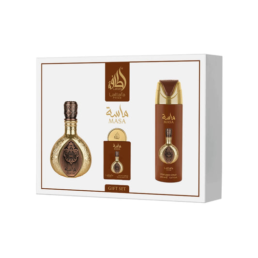 Masa Gift Set of 3 by Lattafa – Eau de Parfum (Unisex)
